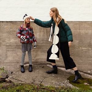 Beige Marimekko Uniqlo Scarf